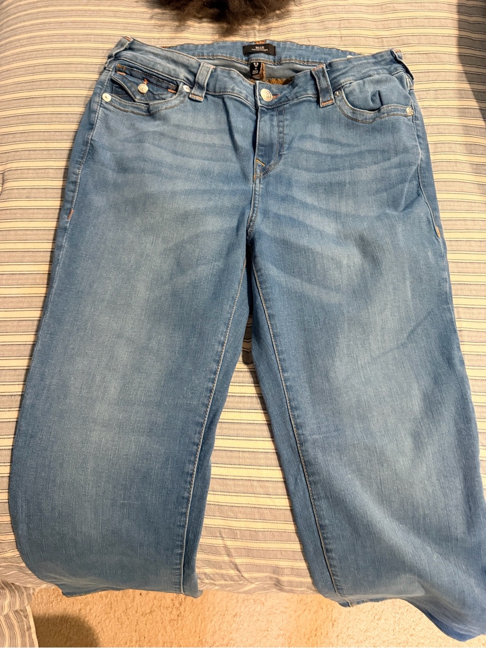 True Religion Light Blue High-Rise Women’s Jeans 38x27